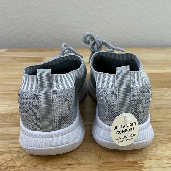 NWOT Danskin Energy Gray Sock Knit Sneakers- Sz 9 - Picture 6 of 9